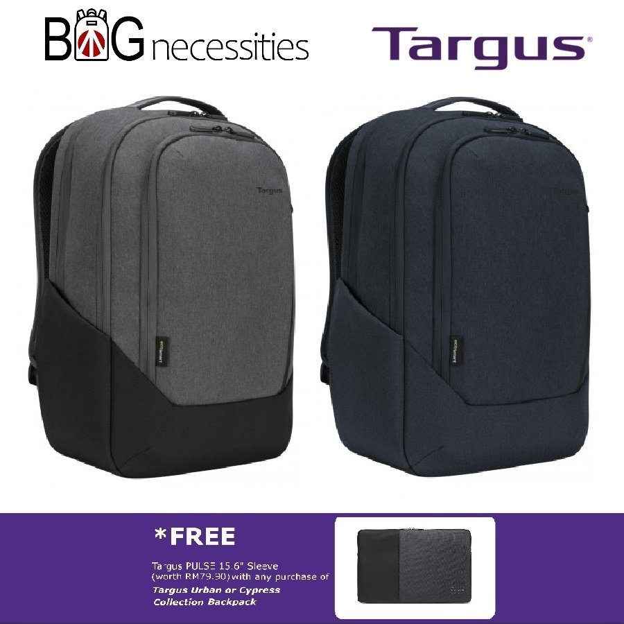 Targus Cypress EcoSmart 15.6 Hero Laptop Backpack - สีน้ําเงิน (TBB58601GL) / สีเทา (TBB58602GL)