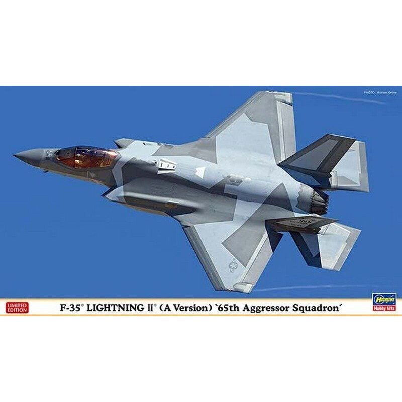 HASEAWA F-35 Lightning II (เวอร์ชั่น A) 65th Aggressor Squadron Hasegawa | เบอร์ 02420 | 1:72