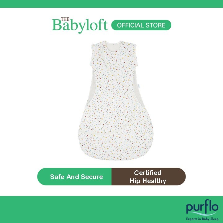 PURFLO Swaddle to Sleep Bag 0.5 TOG น้ําหนักเบาสําหรับ 0-4 เดือน