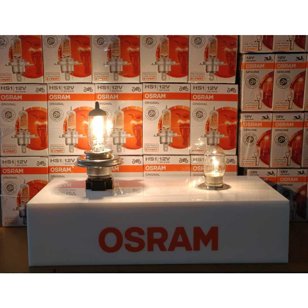 Osram หลอดไฟหลอดไฟขนาดใหญ่ 12v25/25 T19 LC135 V1V2V3 LC V4 HS1 EX5DREAM 12V35/35W H4 SRL110 Y125Z Y1
