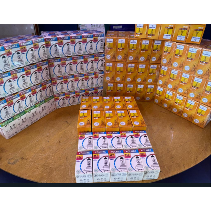 รับประกัน 3 เดือน CAR MOTORCYCLE BULB H7 H11 H1 H3 T10 5W T15 21W