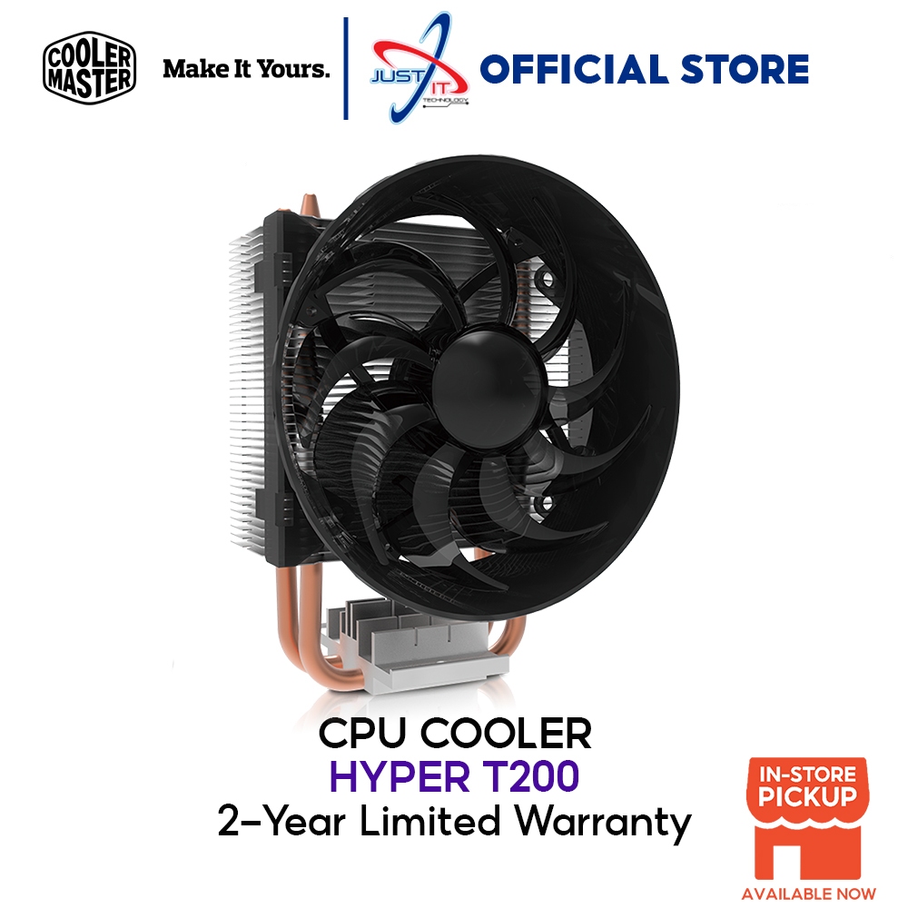 Cooler MASTER HYPER T200 ตัวทําความเย็น CPU (R4-S2S-12AA-G)