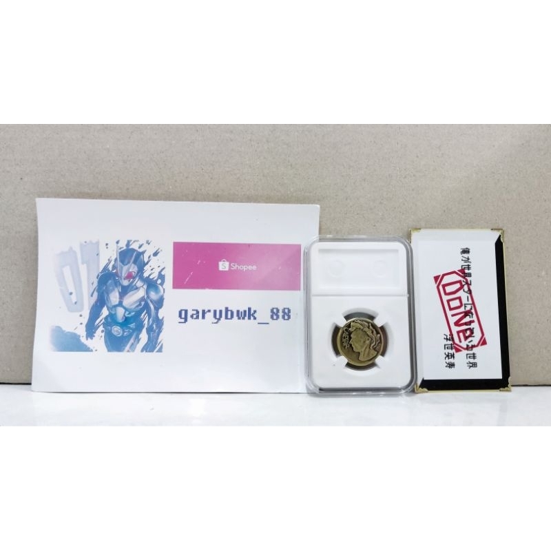 Kamen RIDER GEATS UKIYO ACE CAESAR COIN TOKEN REPLICA 1:1 NOT DX PDX MAGNUM BOOST