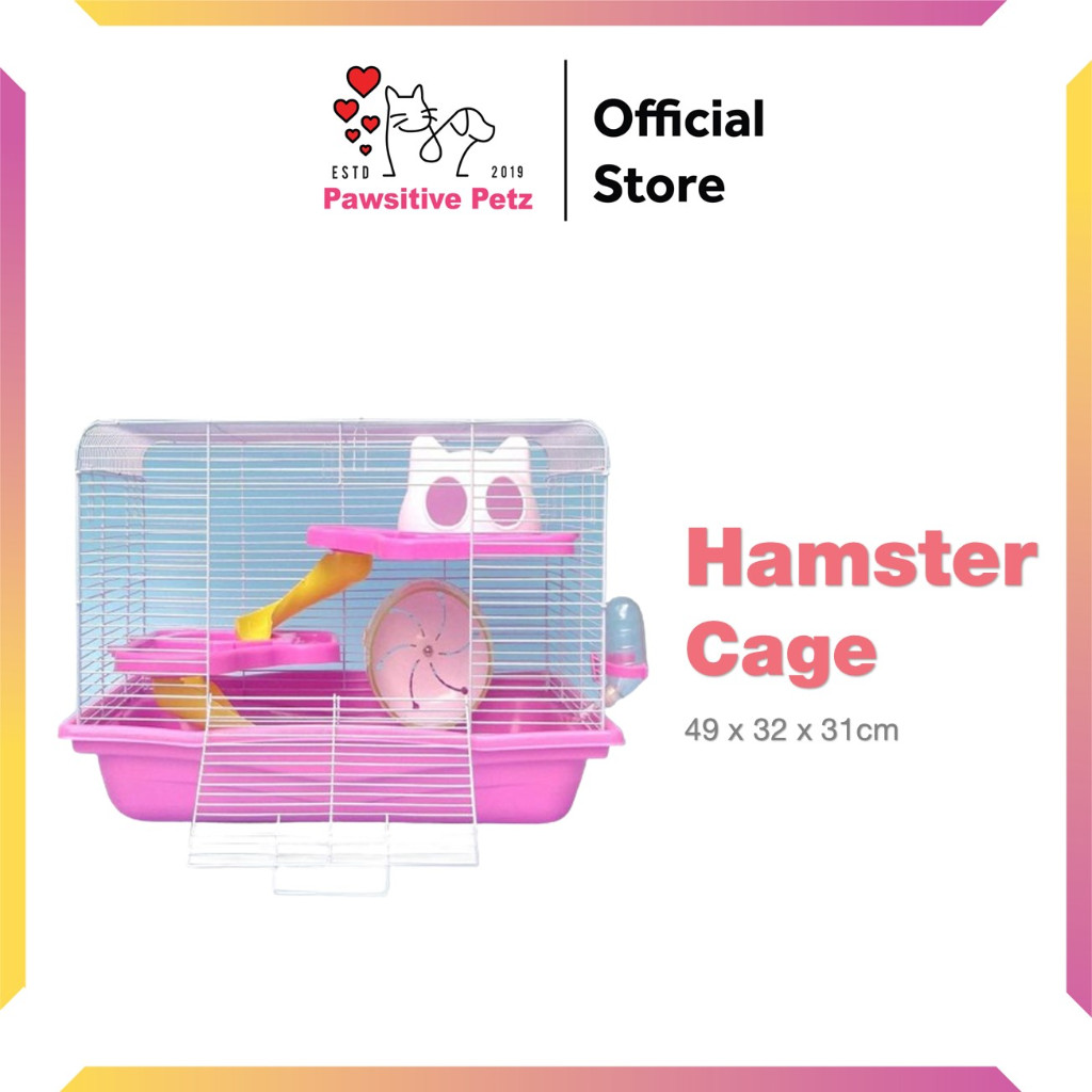 Hamster Cage - Hamster Head (49 x 32 x 31cm) Sangkar Hamster Small Animal Cage Rumah Hamster