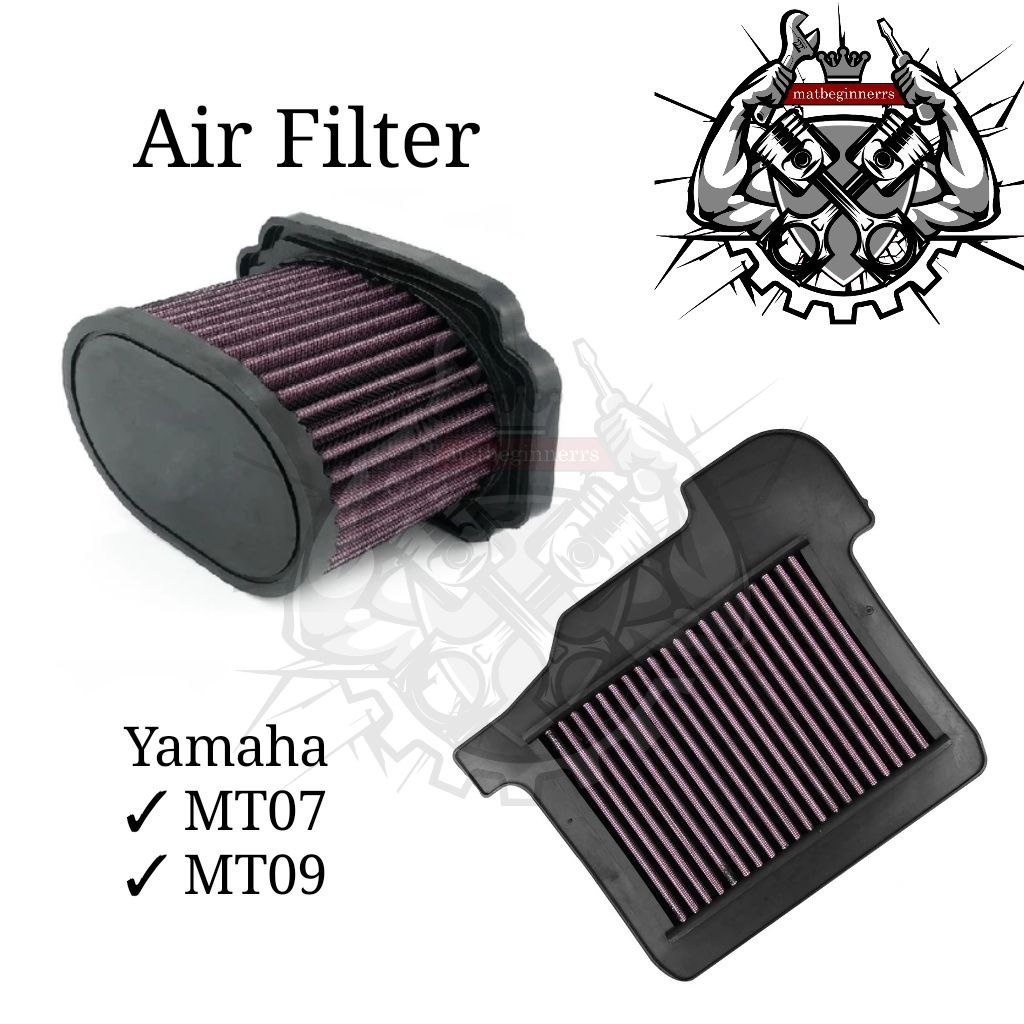 Hi-Flow Performance กรองอากาศ Racing Yamaha MT07 MT09