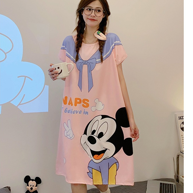 Plus ขนาดชุดนอนการ์ตูนชุดนอน Baju Tidur Wanita การ์ตูนชุดนอนชุดนอน Pyjama Wanita