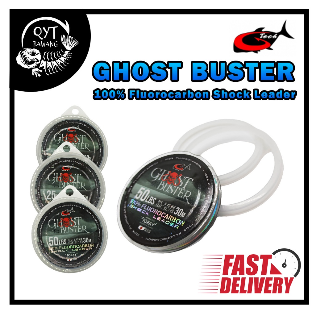 G TECH GHOST BUSTER 100% FC FLUOROCARBON TALI HANTU
