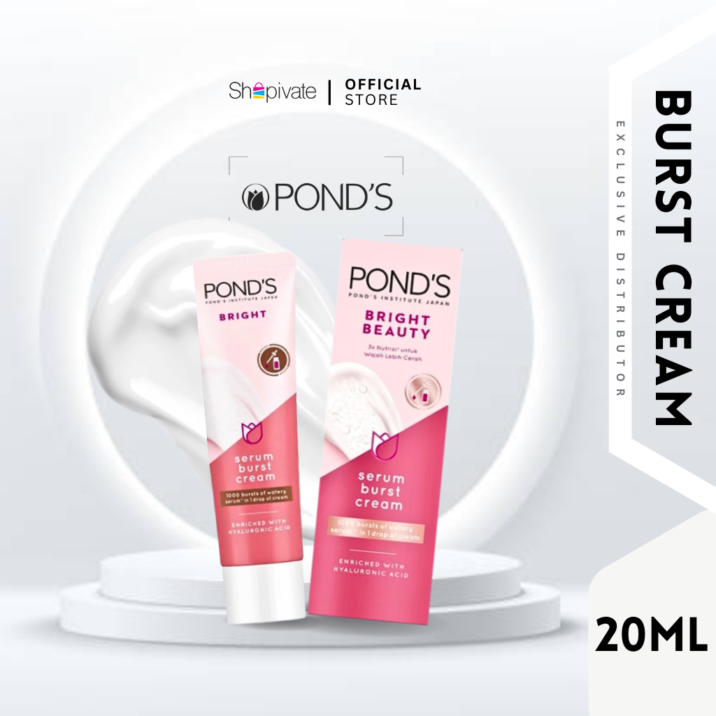 Ponds BRIGHT BEAUTY Serum Burst Cream 20g (ใหม่)