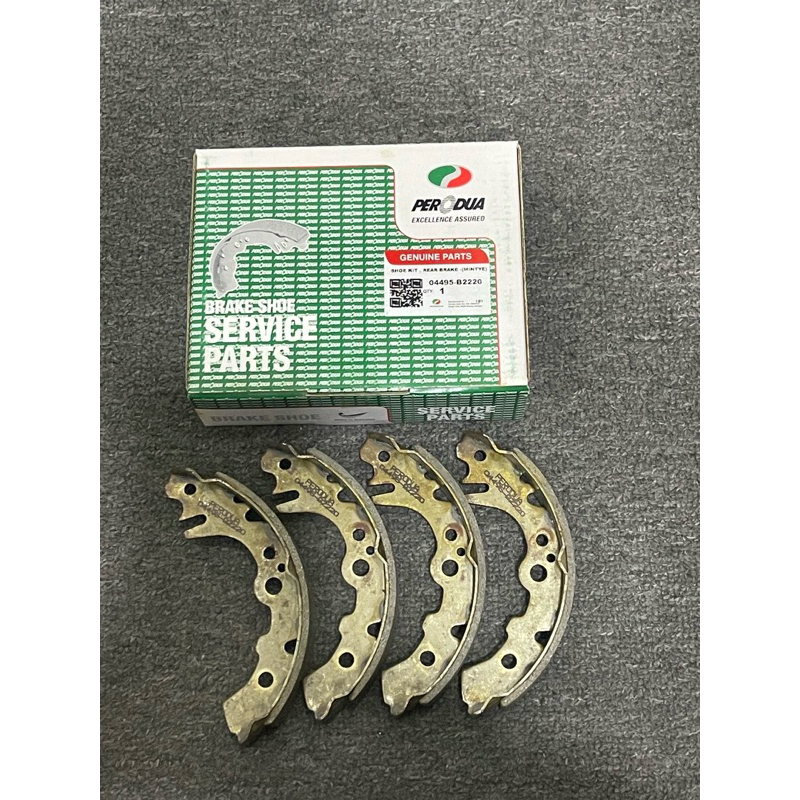 PERODUA MYVI D20N รองเท้าเบรกด้านหลัง BELAKANG 2018 - (SMALL) 04495-B2220 รองเท้าเบรกด้านหลัง