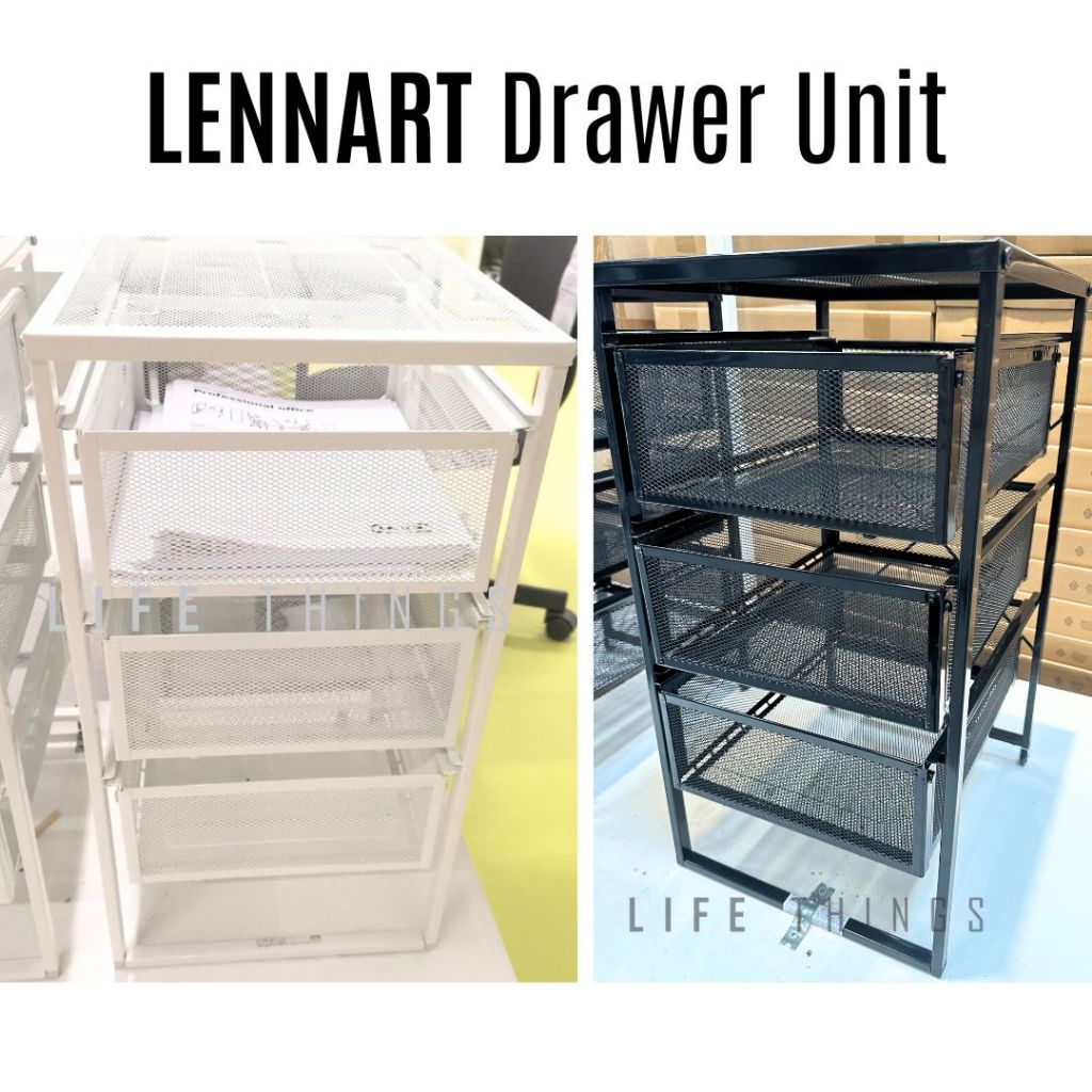IKEA LENNART ตู้ลิ้นชัก Ikea, Unit laci, ตู้เก็บของ, ตู้พร้อมลิ้นชัก, ตู้พับ