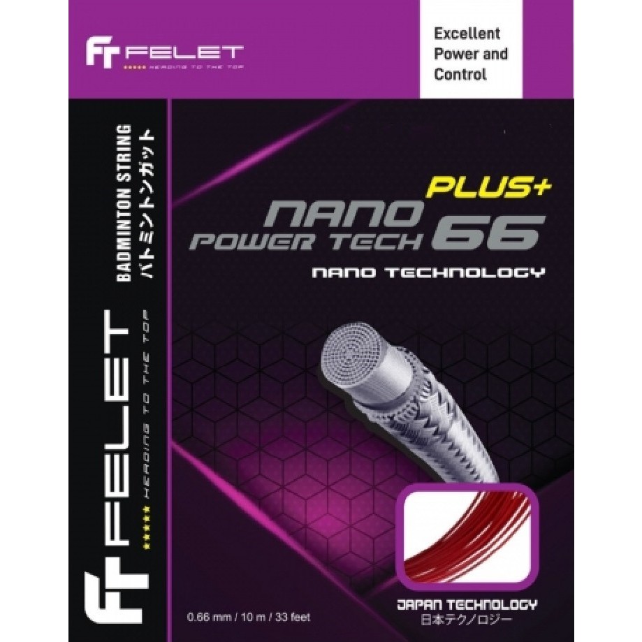 สายแบดมินตัน Felet Nano Power Tech 66 Plus ( 0.66mm )