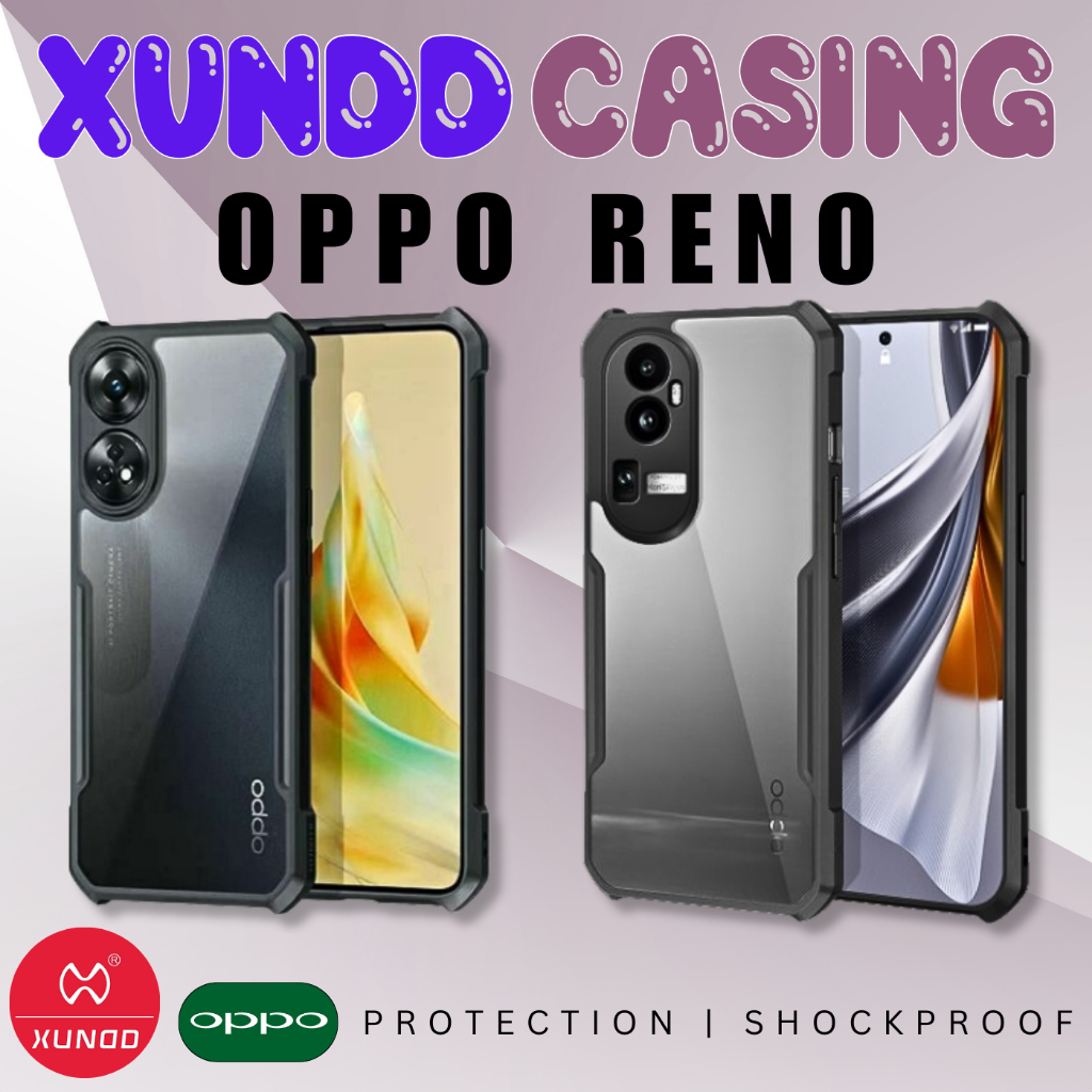 Xundd สําหรับ OPPO Reno 12 Pro 5G / 12F / 11F / 11 / 10 Pro + / 10 / 8T / 4G / 8 / 7 / 8Z / 7Z / 6 /