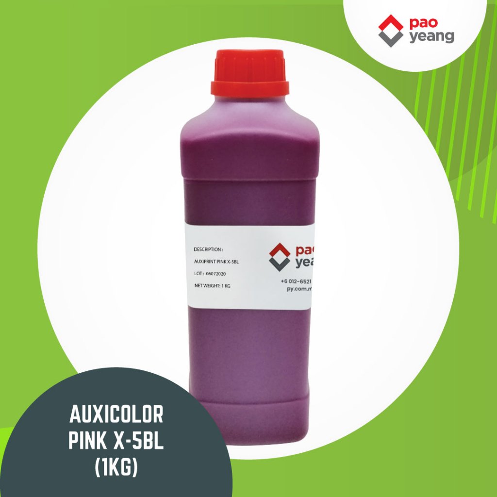 สีซิลค์สกรีน Auxicolor สีชมพู X-5BL (1 KG)