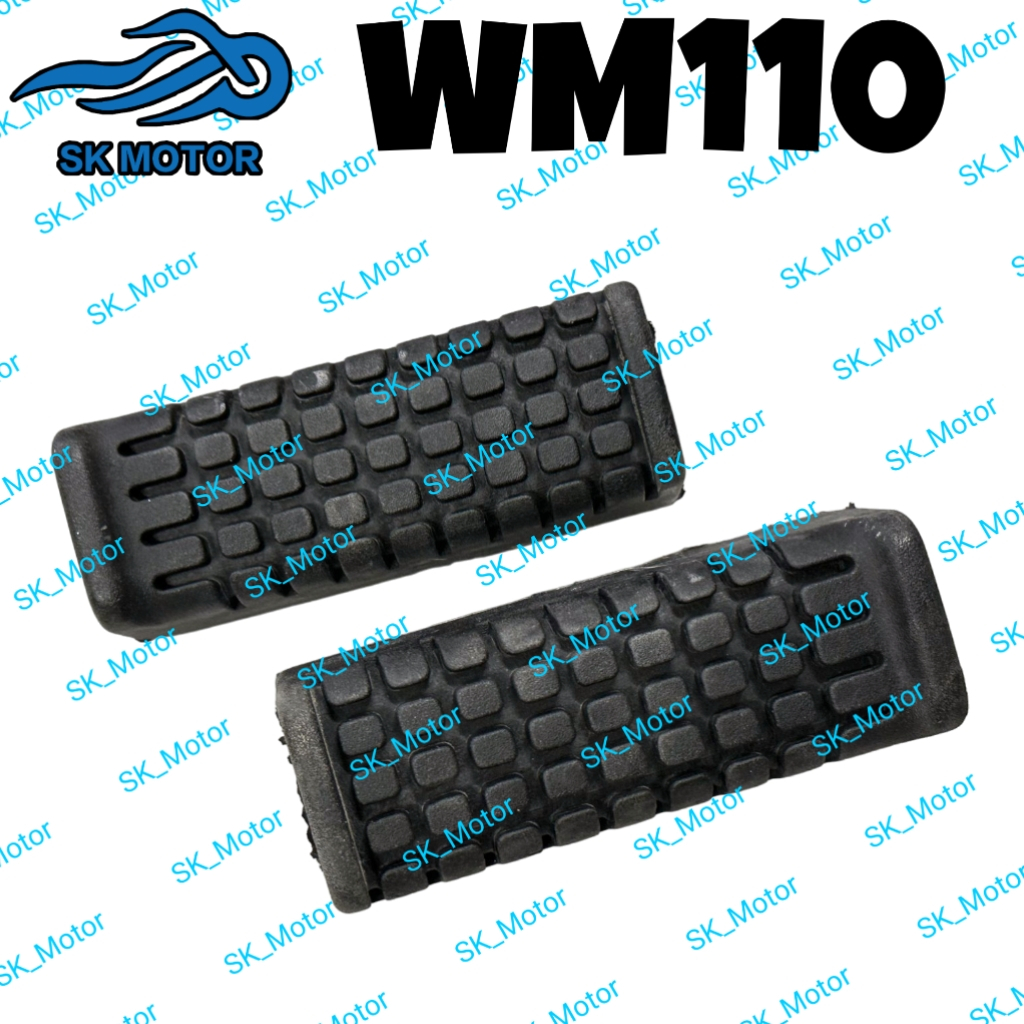 WMOTO WM110 WM 110 ขาตั้งยางหน้า / แป้นยาง / ยางพักเท้า / ยางขั้นบันได / Getah Pimijak Kaki Depan
