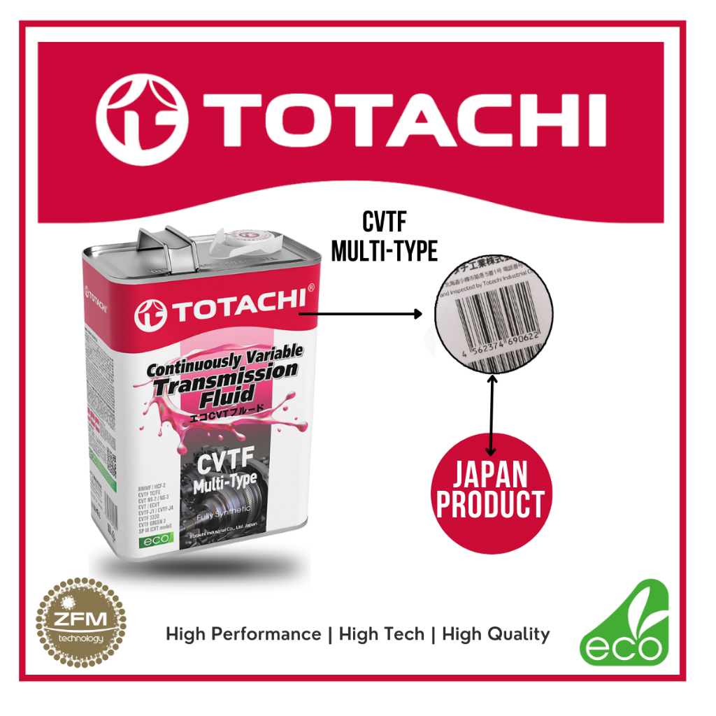 TOTACHI Japan Fully Synthetic Miyak Gearbox Cvt Fuild multi type tc fe fz hcf2 ns2 ns3 ecvt spii