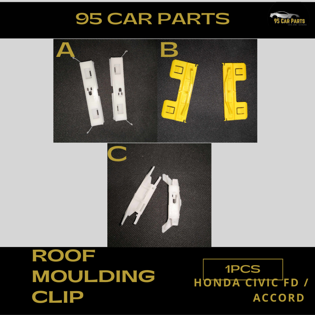 คลิปหลังคารถยนต์ สําหรับ Honda Civic FD Accord 1 ชิ้น