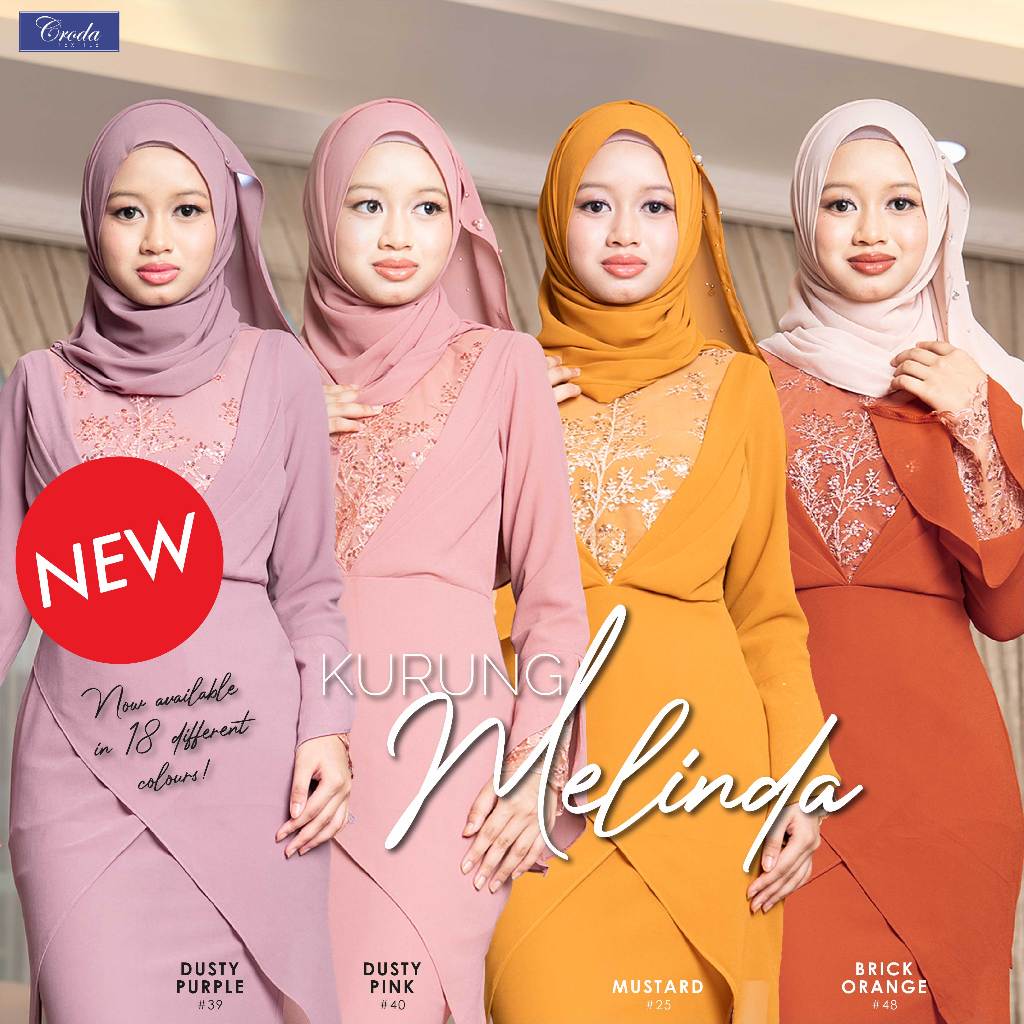 [ใหม่] ADULT MELINDA KURUNG XXS-4XL 💃🏻💃🏻