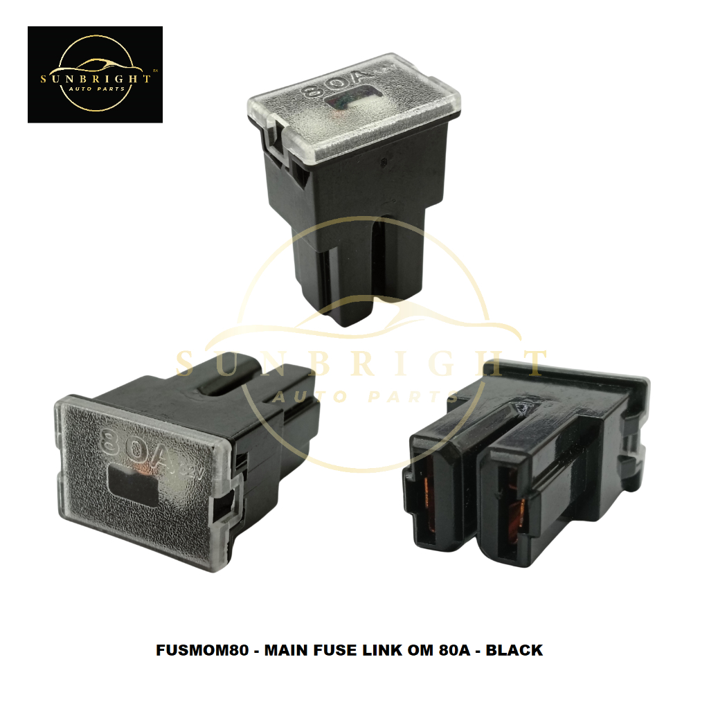 MAIN FUSE LINK OM 80A - สีดํา