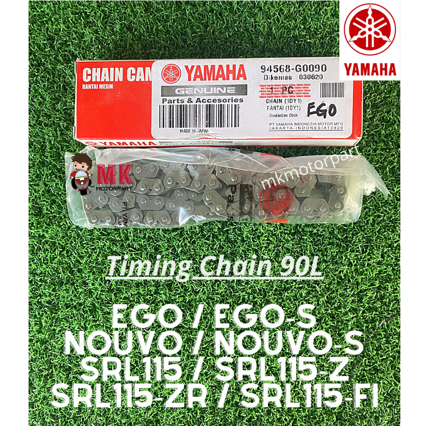 TIMING CHAIN Yamaha EGO EGOS NOUVO SRL115 SRL115z SRL115zR SRL115FI Rantai Silent Chain Cam 90L [ 94