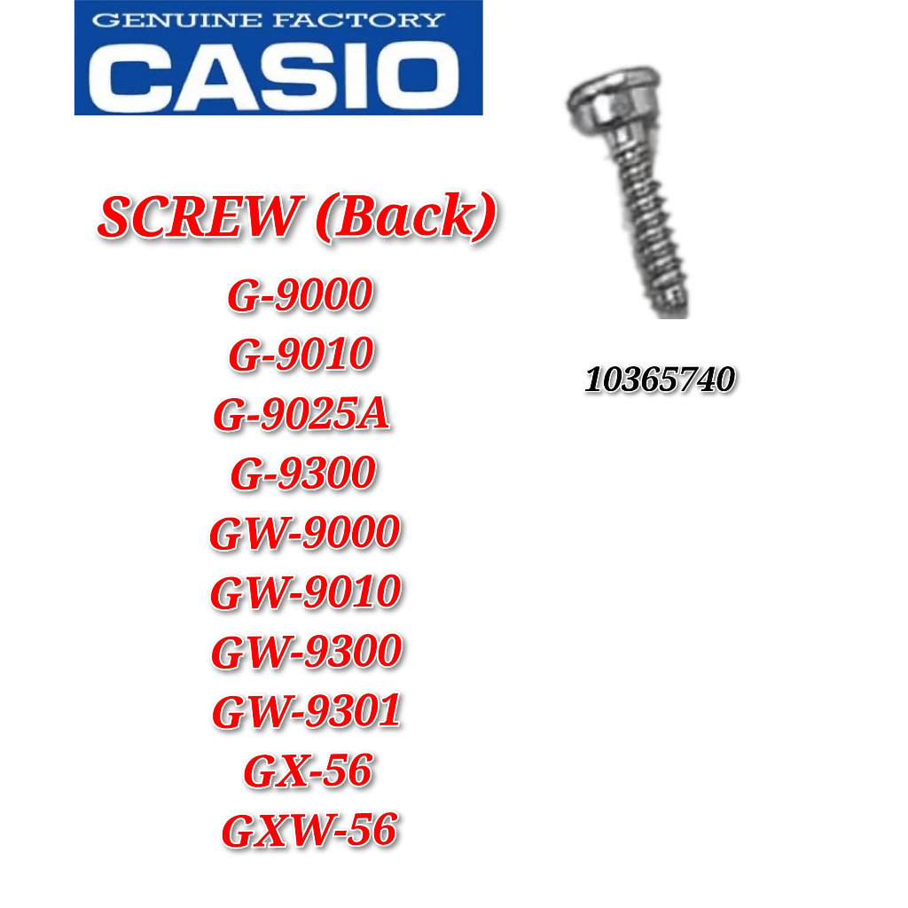 อะไหล่สกรู แบบเปลี่ยน สําหรับ Casio G-shock GX-56 G-9000 GXW-5610237077)
