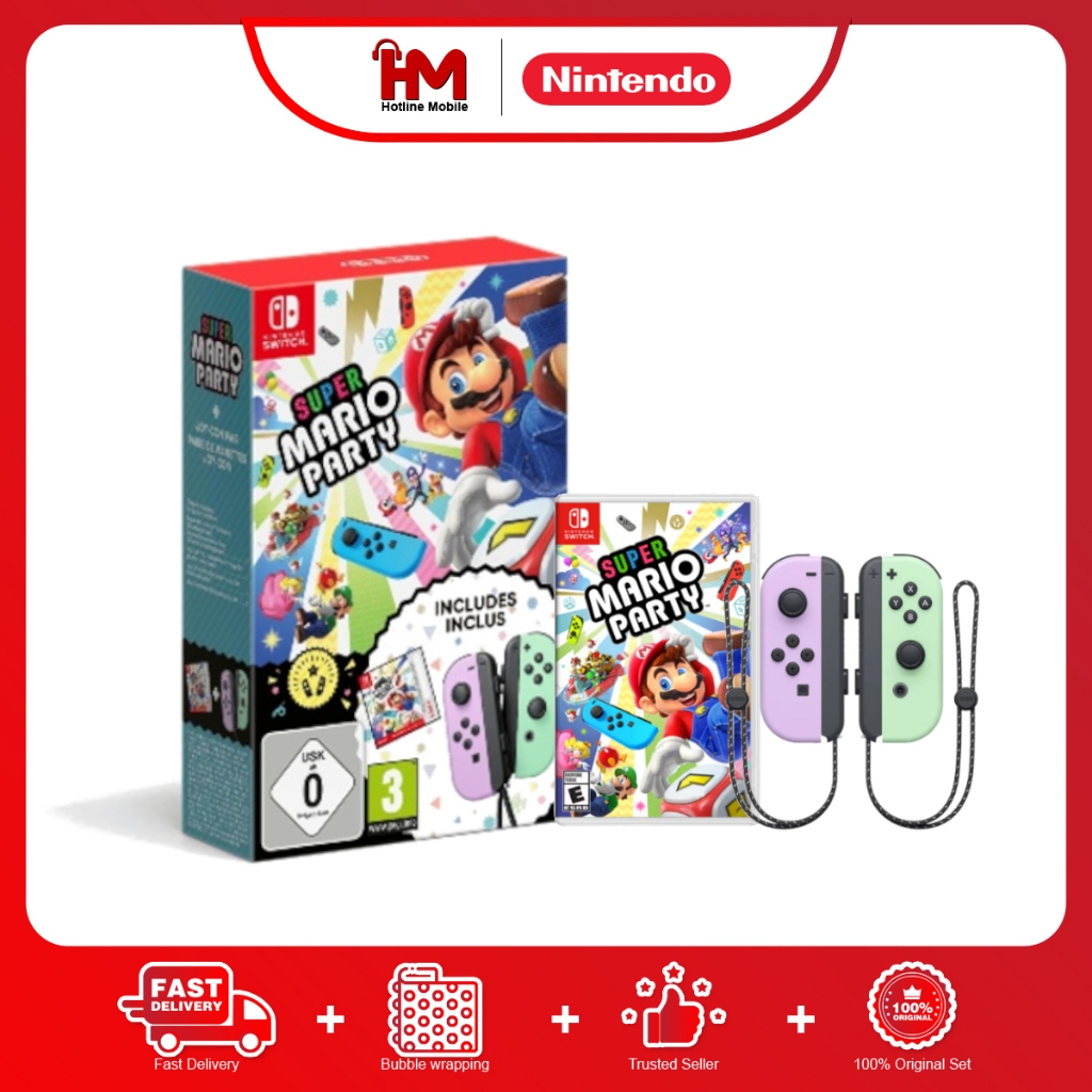 Nintendo Switch Super Mario Party + Joy-Con Bundle Set