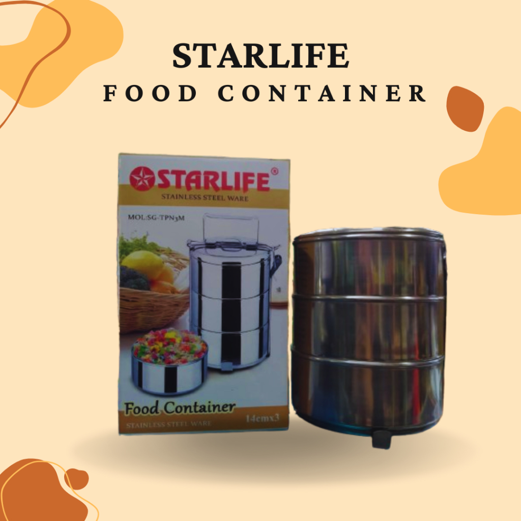 STARLIFE FOOD CONTAINER MODEL: SG-TPN3M 14X3
