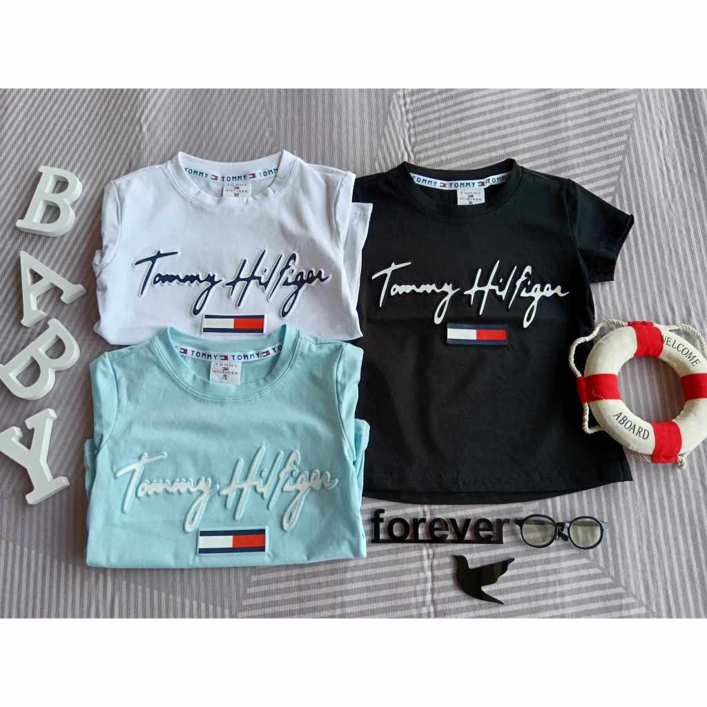 734 เสื้อเชิ้ตเด็ก Tommy Girl (2Y,3Y,4Y,5Y,6Y) ผ้าฝ้าย 100%