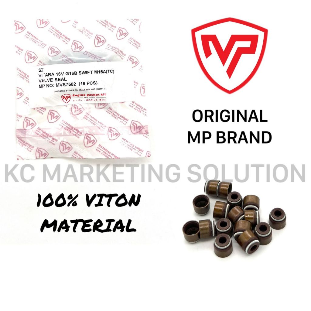 MP Viton Valve Seal (16 ชิ้น) Vitara G16B Swift M13A M15A