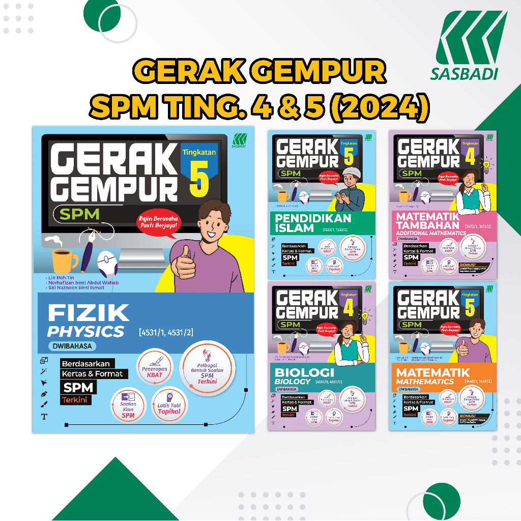 [SASBADI] SPM TING GEMPUR MOVEMENT. 4 & 5 (หมดอายุ 2024)