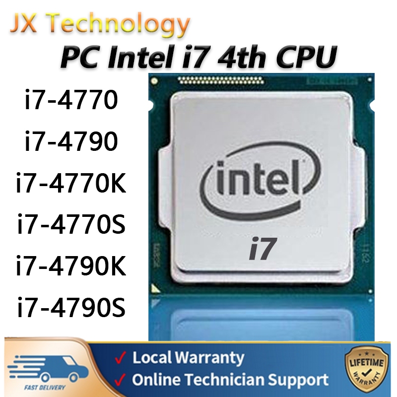 Pc Intel Core i7 4770 4790 4770K 4770S 4790K 4790S CPU Desktop Gen โปรเซสเซอร์ <Used>