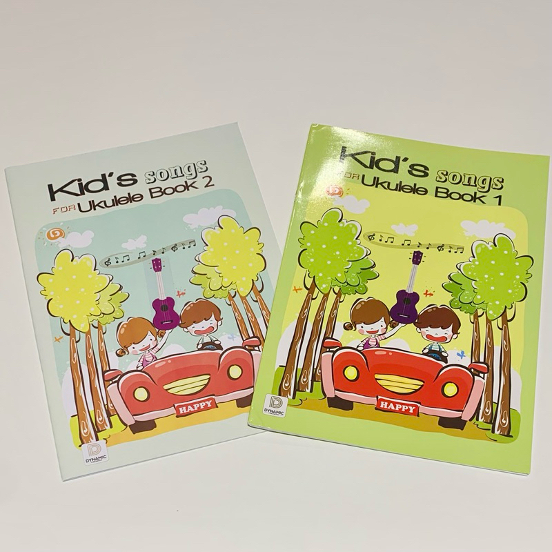 Kids Songs for Ukulele book 1 & 2 โดย Dynamic Publication Ukulele หนังสือเพลง