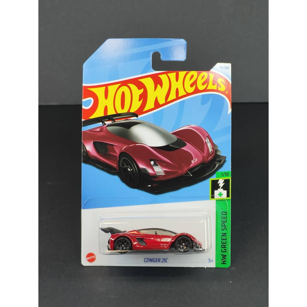 Hot Wheels Czinger 21C - สีแดง (13/250 - 2024 - HW GREEN SPEED 1/10)