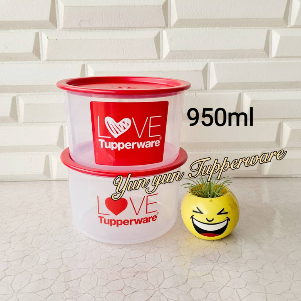 TUPPERWARE ทัปเปอร์แวร์ Love One Touch Topper ขนาดเล็ก (2 ชิ้น) 950 มล.