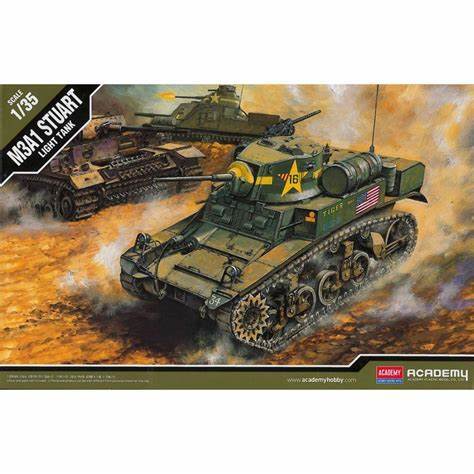 Academy 13269 - US M3A1 STUART LIGHT (1:35)