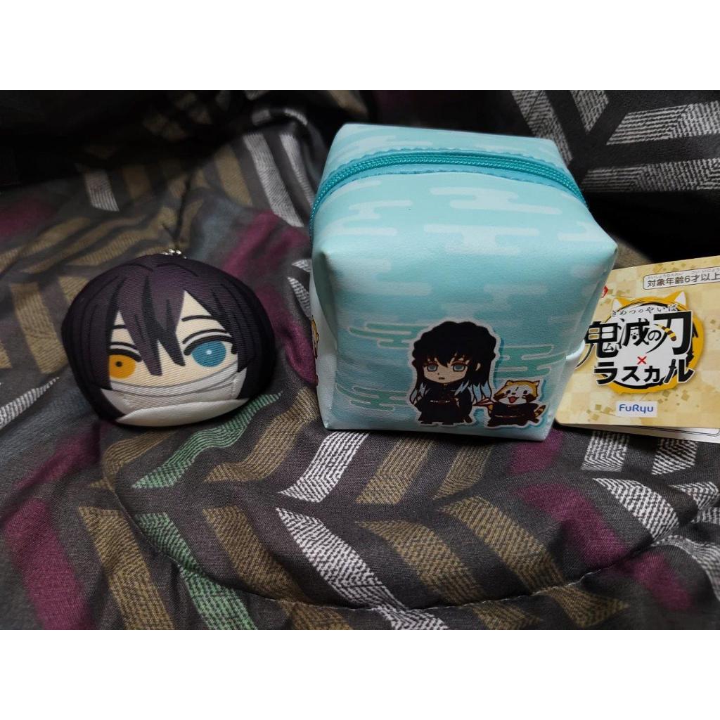 Kimetsu อย่างเป็นทางการ NO YAIBA DEMON SLAYER X RASCAL MUICHIRO TOKITO SQUARE POUCH OBANAI IGURO OMANJUU