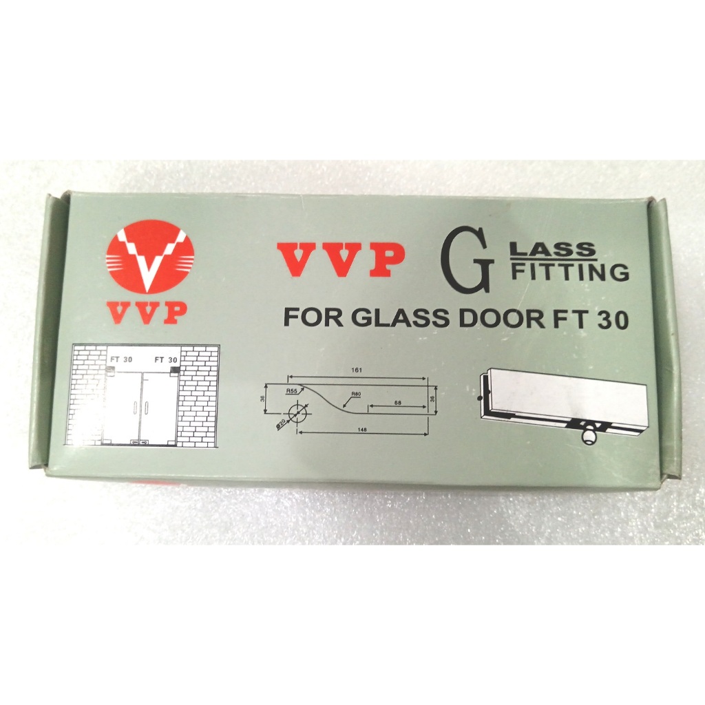 VVP FT30 Patch Top Patch แคลมป์กระจก ฟิตติ้งกระจก มือจับประตูกระจก แคลมป์ยึดแพทช์กระจก