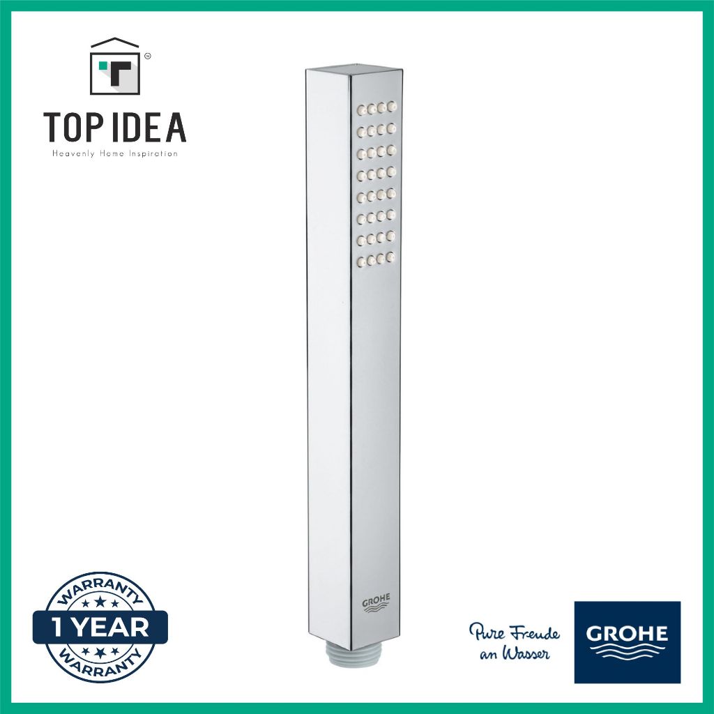 Grohe Euphoria Cube Stick Hand Shower 1 สเปรย ์ Made In Germany GROHE StarLight chrome * รับประกัน 1 ปี 27699000