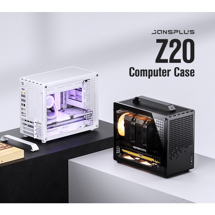 Jonsbo Z20 PC ITX / MATX Gaming Chassis Desktop Casing ( ดํา / ขาว )