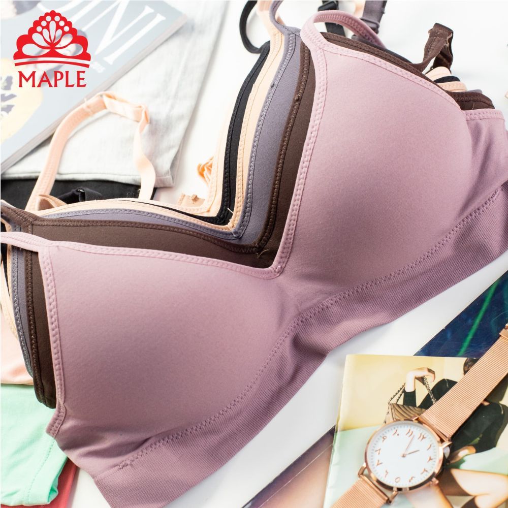 Maple Seamless Wireless Comfort Bra Cup D (36-42)