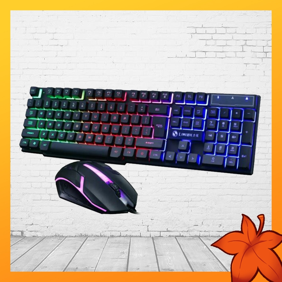 (มือสอง) GTX300 Gaming Keyboard & Mouse Combo Set - สีดํา