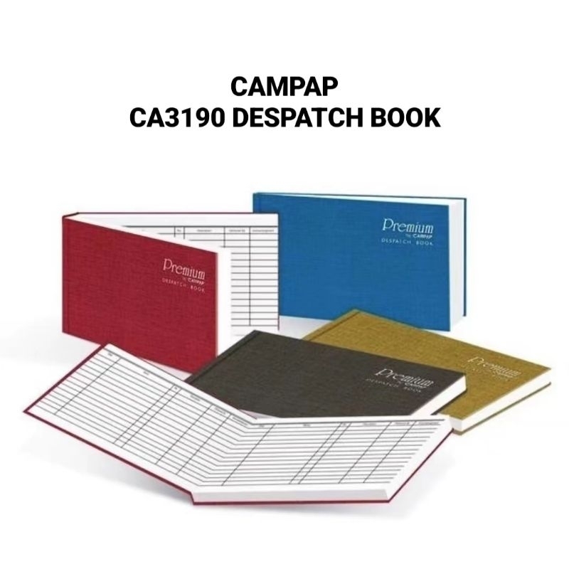 (1PC) CAMAP CA3190 Despatch Book 127MM X 210MM 200P X 1PC