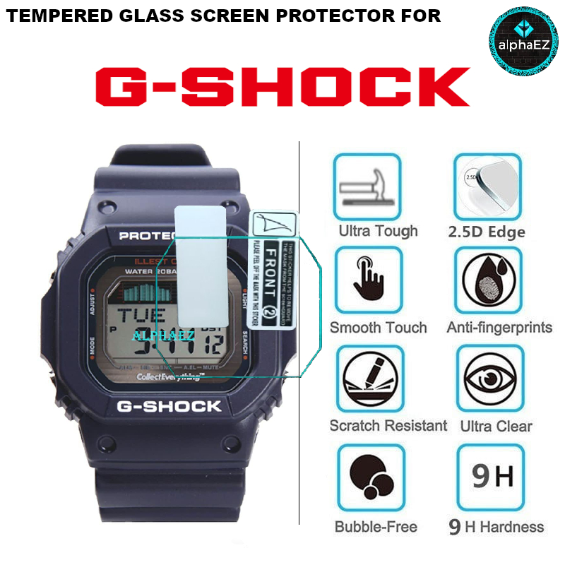 Casio G-Shock GLX-5600FAT3-2 9H นาฬิกาป ้ องกันหน ้ าจอกระจกนิรภัย Scratch Resist DW5600 DW5610 GM5600 GWB5600