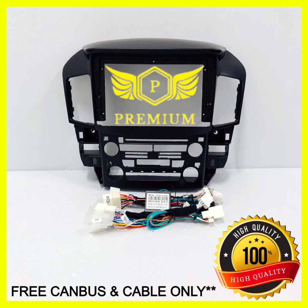 TOYOTA HARRIER RX-300 1998-2002 9INCH ANDROID CASING (ฟรี CANBUS+CABLE+6PCS SCREWS)