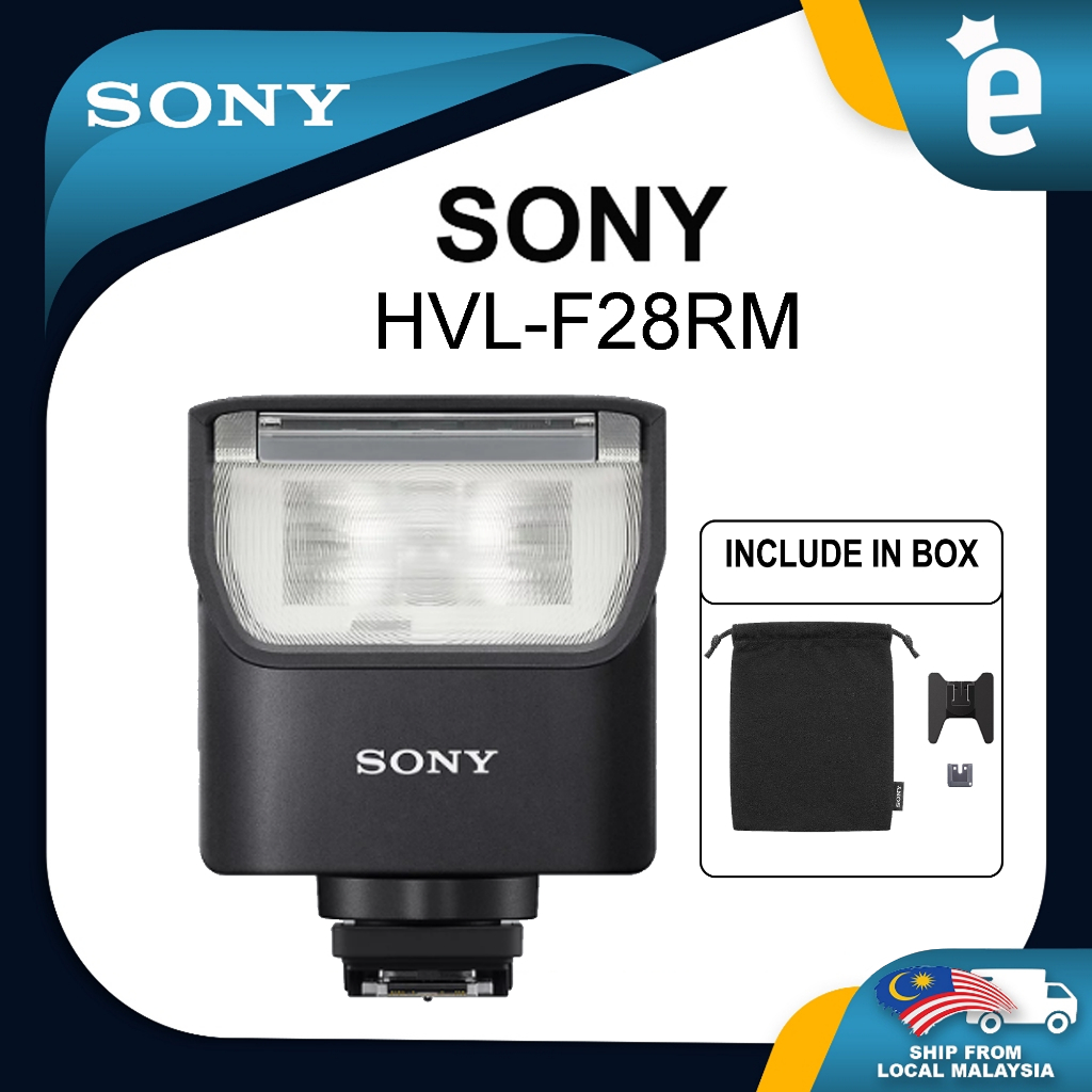 Sony HVL-F28RM & F28M แฟลชภายนอกพร้อมระบบควบคุมวิทยุไร้สาย - Sony Warranty