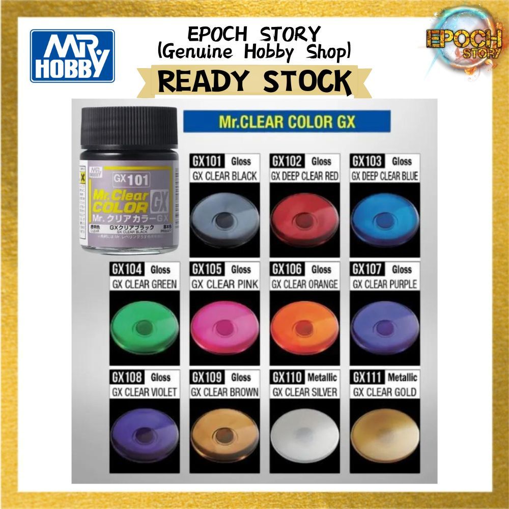 Mr Hobby GX101-111 Mr Clear Color GX (18ml)