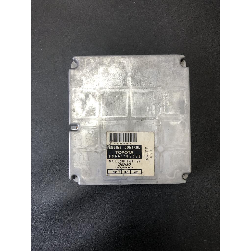 TOYOTA PREMIU Engine Control Unit ECU 4A-FE ECT 89661-05350 มือสอง
