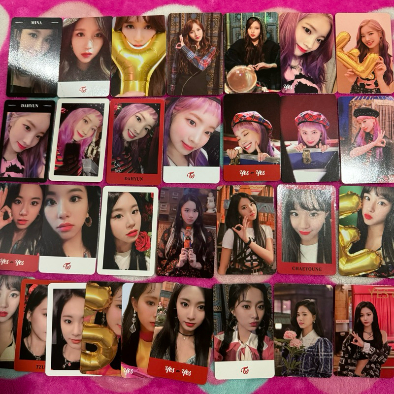 TWICE ใช่หรือใช่ YOY Official Photocard Mina Dahyun Chaeyoung Tzuyu