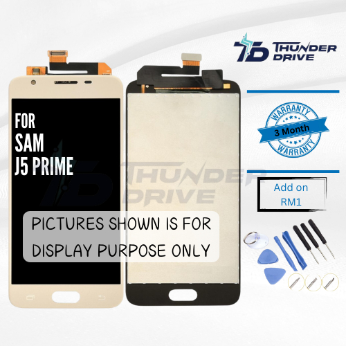 หน้าจอสัมผัส LCD ของ Thunder Drive เข้ากันได้กับ SAM J5 PRIME