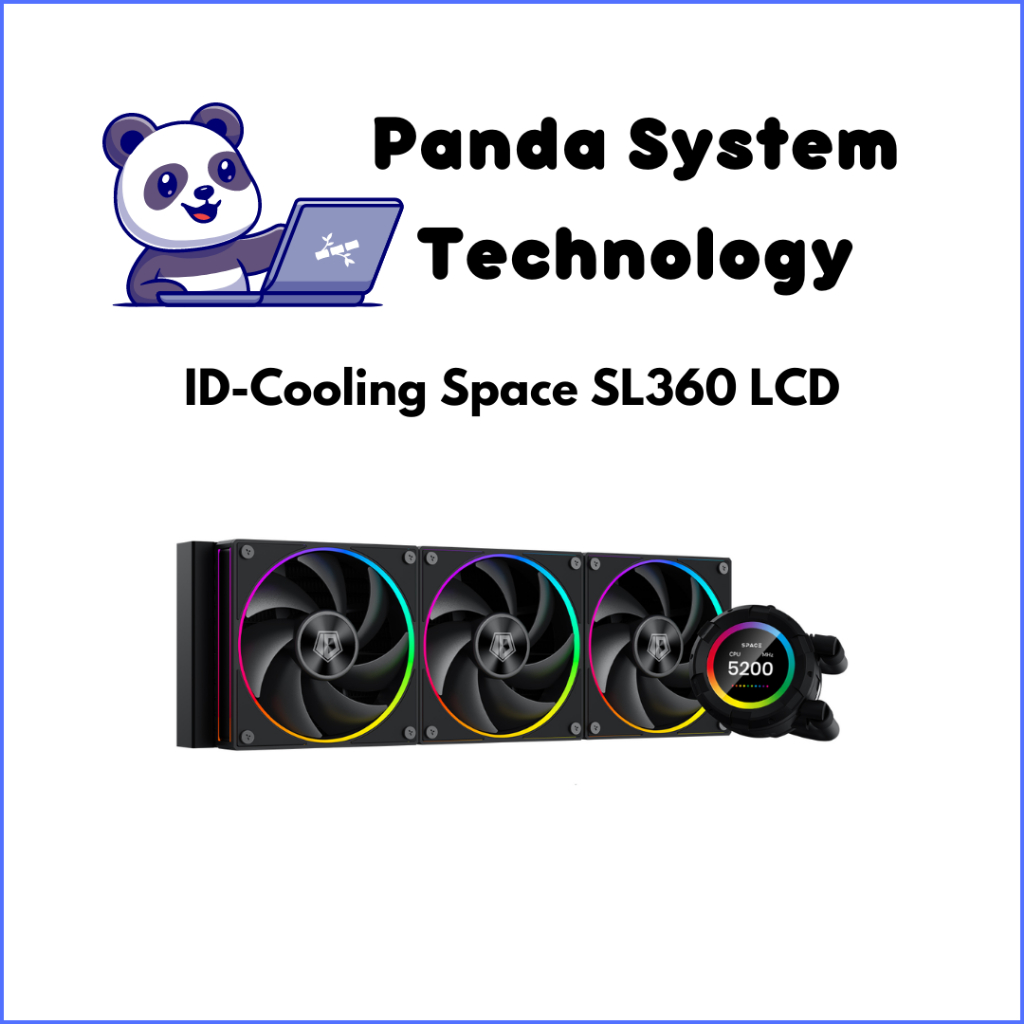 Id-cooling SPACE SL360 LCD Watercooling - สีดํา