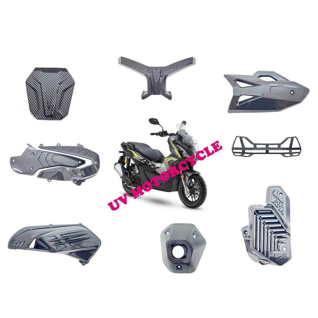ADV160 PARTS COVER ชุดคาร์บอน EXHAUST COVER RADIATOR ADV